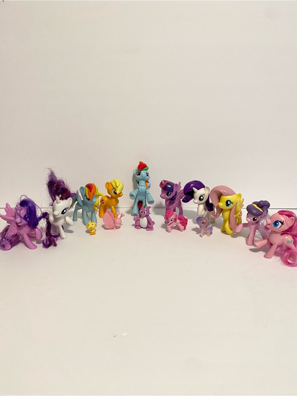 My Little Pony MLP Figures Molded Brushable Hair Pets Mini Toy Lot Bundle 2010s